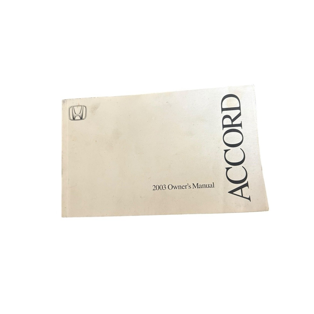 2003 Honda Accord Owner's Manual Original Booklet – Good‎ Condition